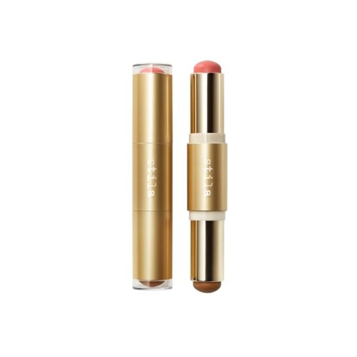 stila front packaging showing duo stick and branding, easy-to-grab design