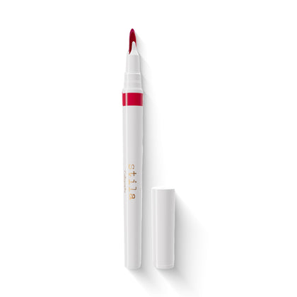 stila Calligraphy Lip Stain front view showing product and shade Michelle benefits precise application