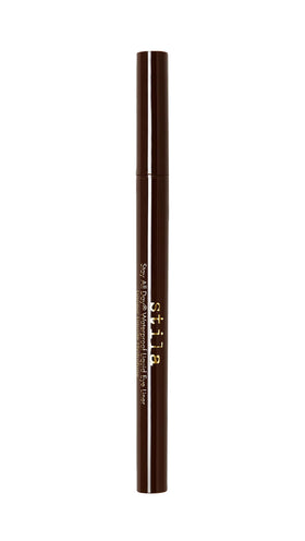 stila dark brown front packaging showing product and branding for reliable precision