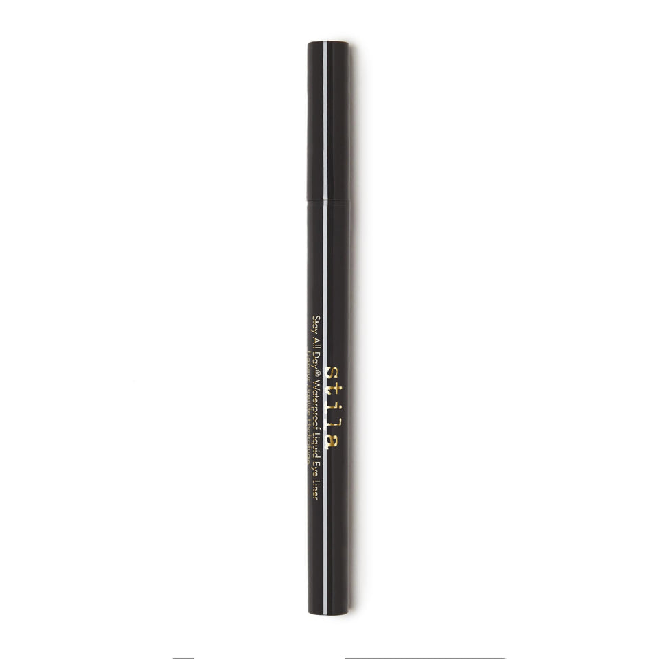 stila waterproof liquid eye liner front packaging shows sleek pen and branding for lasting wear