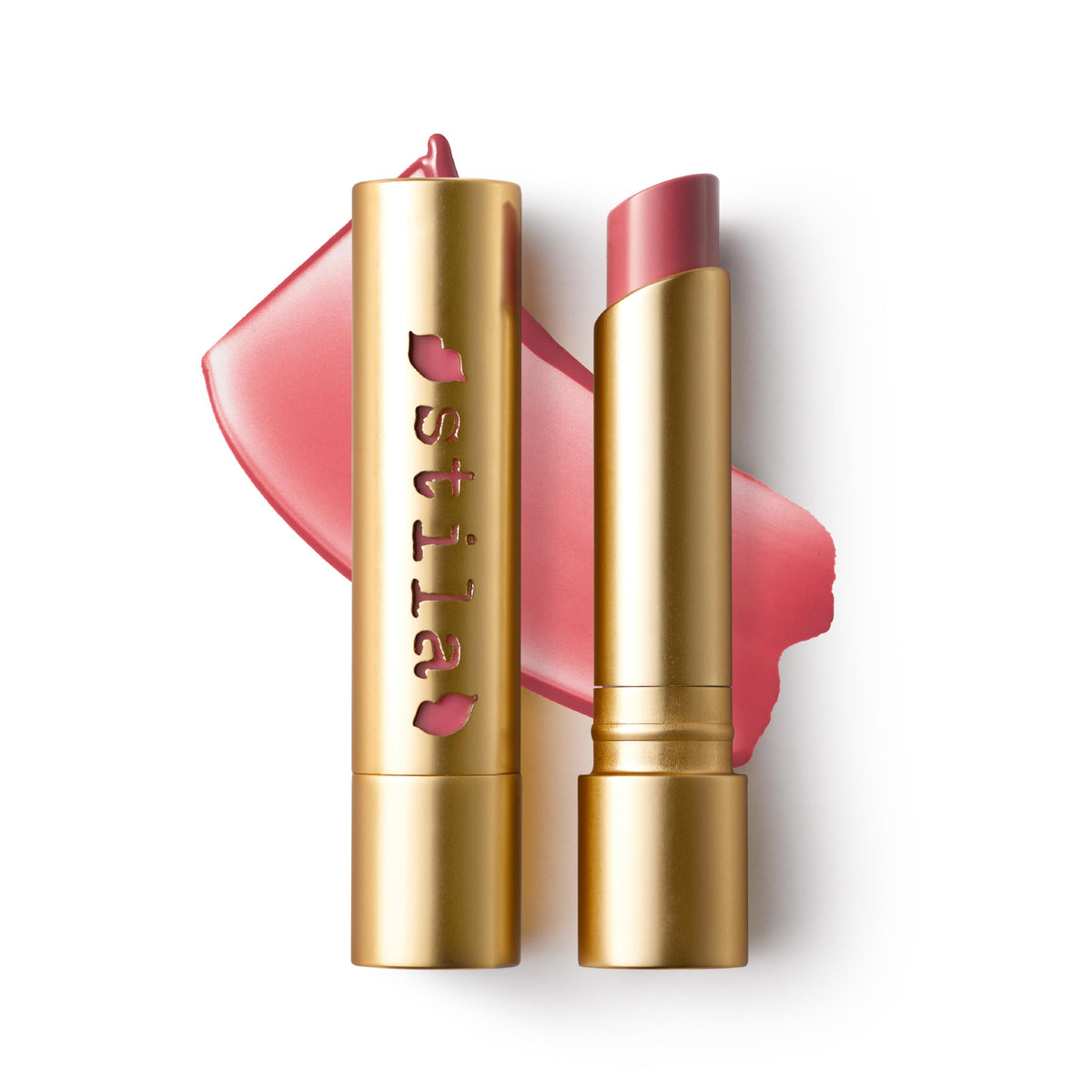 stila front packaging shows Heaven’s Dew Honey Glow Balm highlighting glossy tinted finish