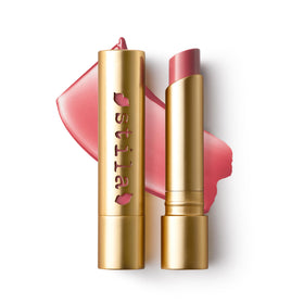 stila front packaging shows Heaven’s Dew Honey Glow Balm highlighting glossy tinted finish