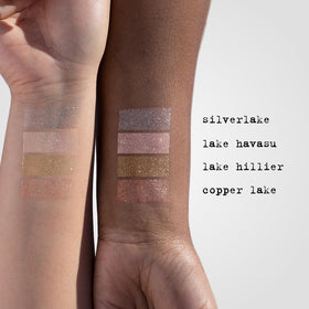 stila arm swatch swirl showing buildable sheen and color payoff
