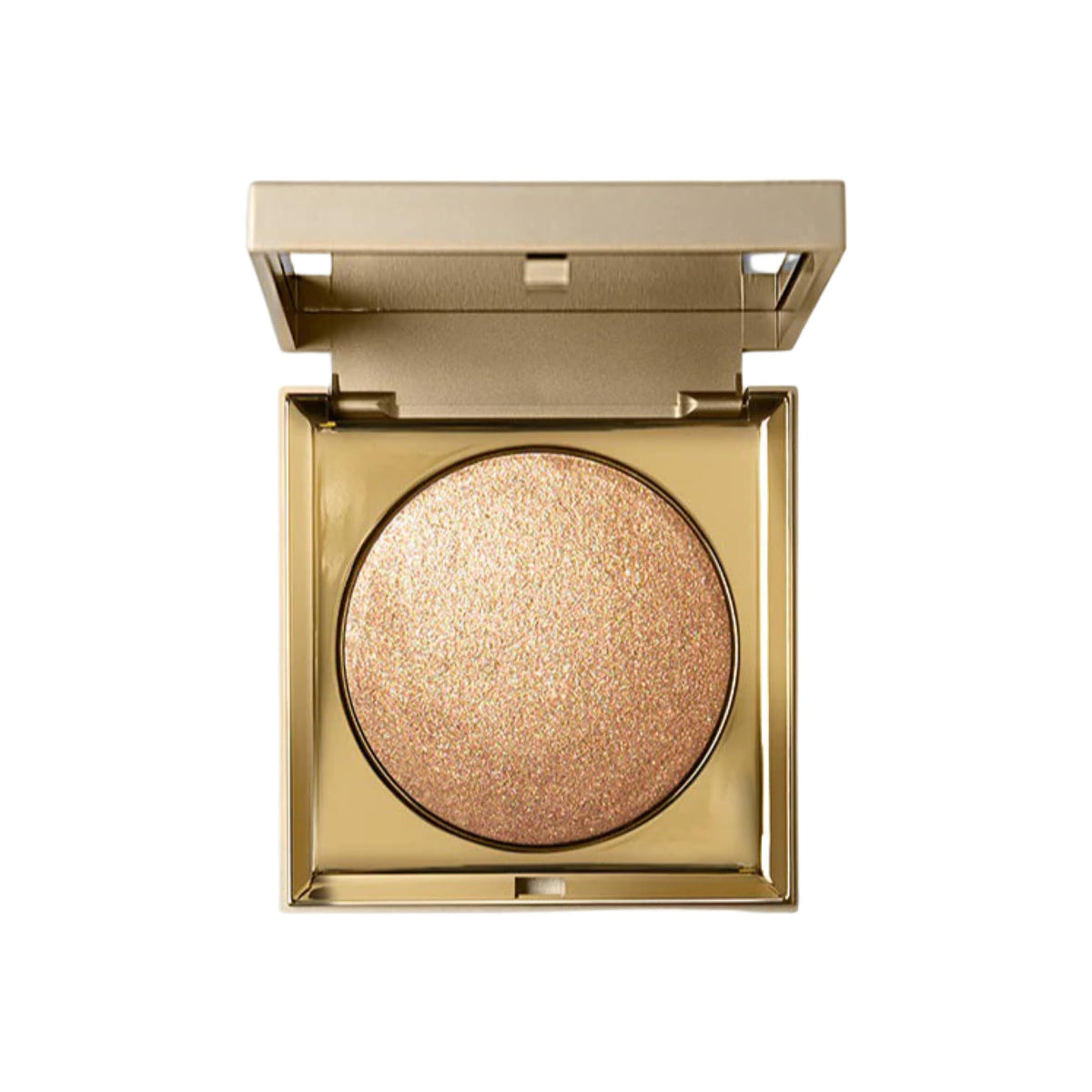 stila compact front view showing bronze highlighter and clear label for easy identification