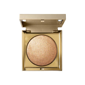 stila compact front view showing bronze highlighter and clear label for easy identification