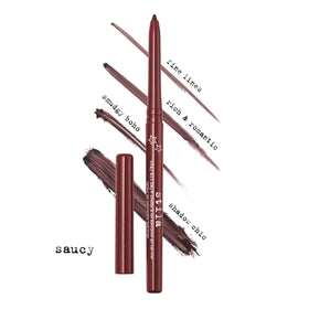 stila liner applied on upper lashline for defined eyes