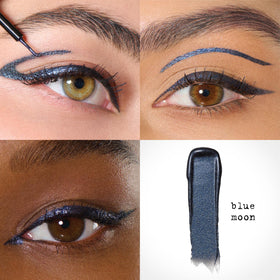 stila metallic finish detail reflecting light for glamorous shimmer