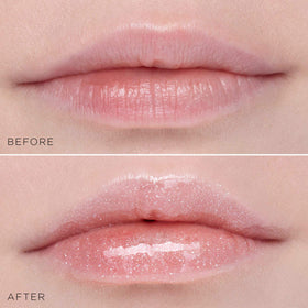 stila Kitten worn on lips in lifestyle shot for fuller-looking pout