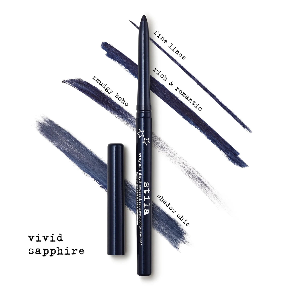 stila liner being applied to waterline for defined eyes