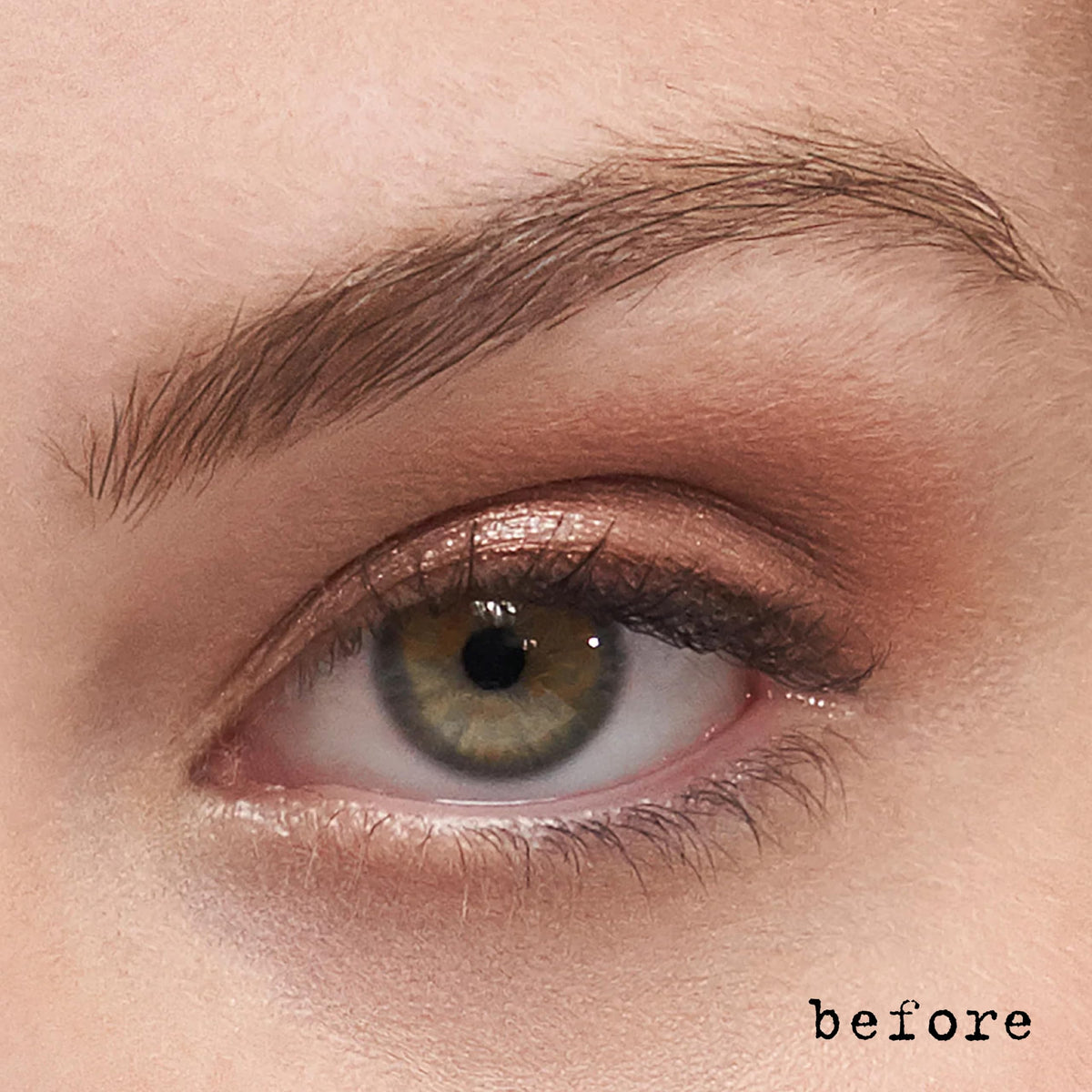 stila before and after lashes showing dramatic volume and length benefit
