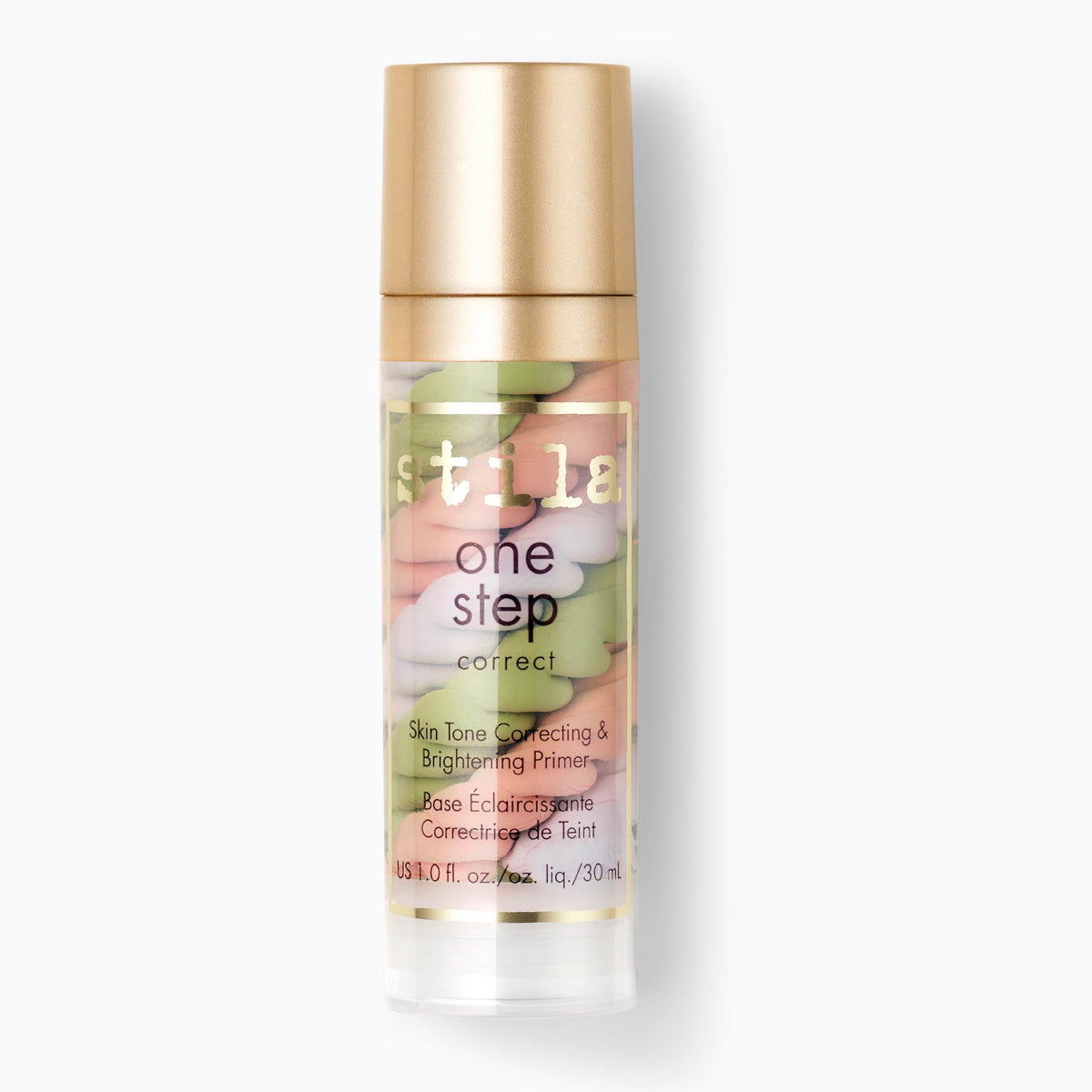 stila front packaging showing bottle and label for quick identification and appeal