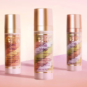 stila bottle on vanity in bright bathroom setting suggesting everyday use