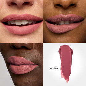 stila Patina texture closeup displaying creamy formula and smooth matte payoff
