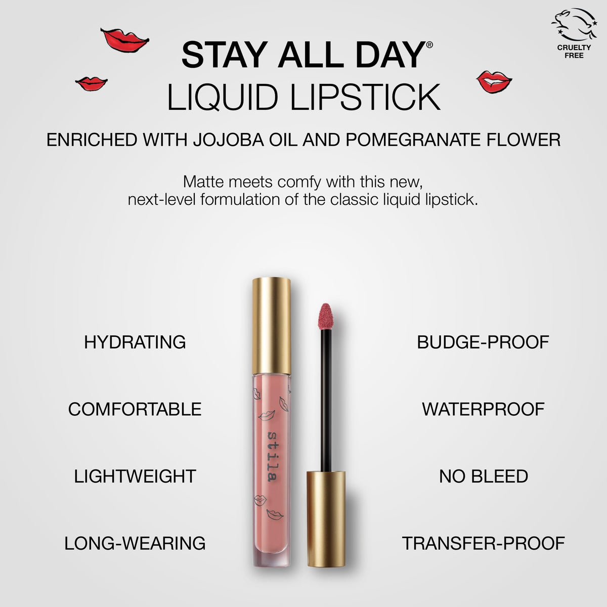 stila applicator close-up highlights precision tip for clean application