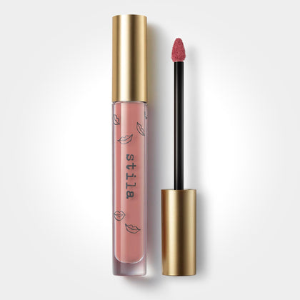 stila front packaging shows Petal shade and lasting matte finish