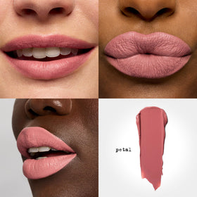 stila texture swipe reveals creamy matte formula and even pigmentation