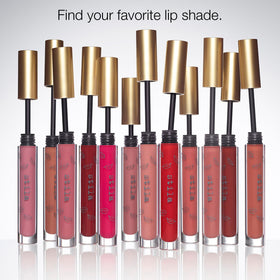 stila Promessa inside a handbag lifestyle shot showing dependable on-the-go color