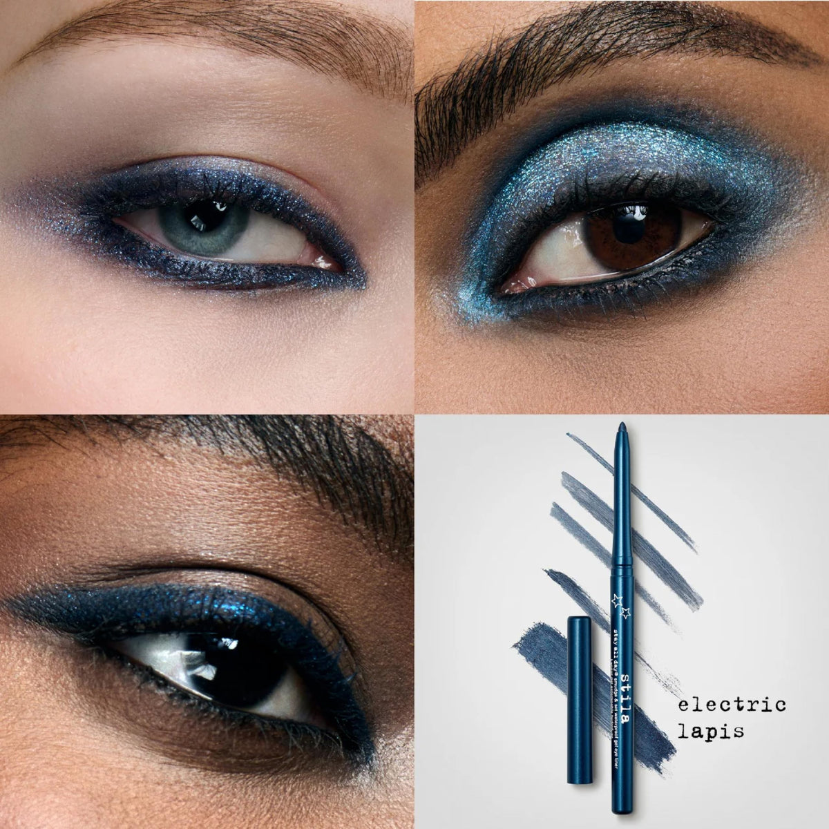 stila close-up of retractable gel tip for precise control and effortless glide