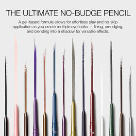 stila pencil next to everyday items illustrating compact travel convenience