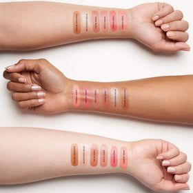 stila swatch of Sheer Lillium on forearm, demonstrates true translucent color