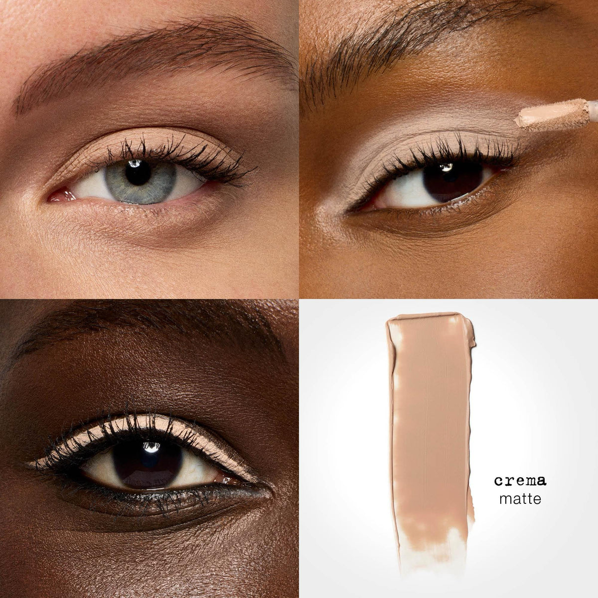stila texture close-up of matte cream finish highlighting blendable, smooth feel
