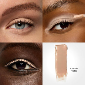 stila texture close-up of matte cream finish highlighting blendable, smooth feel