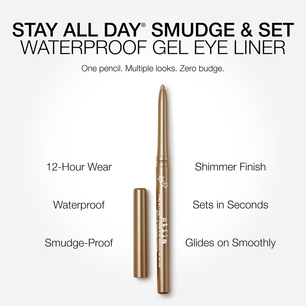 stila smooth gel swatch demonstrating rich pigment payoff