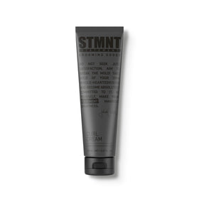 STMNT jar front view showing label and packaging benefit: clear product identity