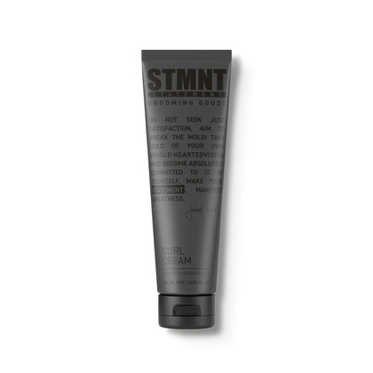 STMNT jar front view showing label and packaging benefit: clear product identity