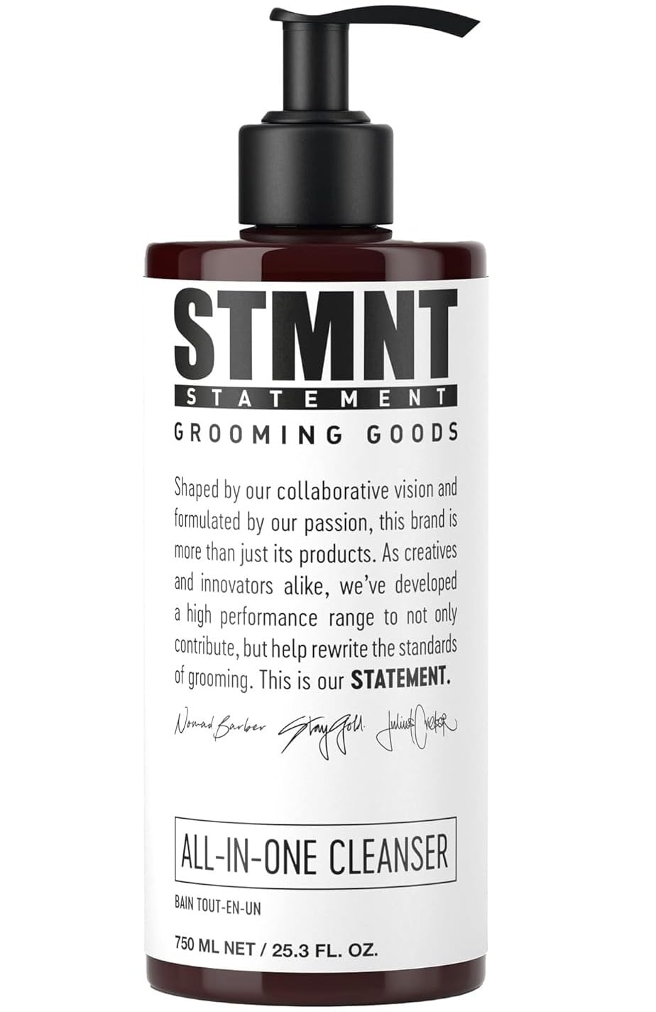 STMNT front packaging 25.3 oz showing label and brand benefit
