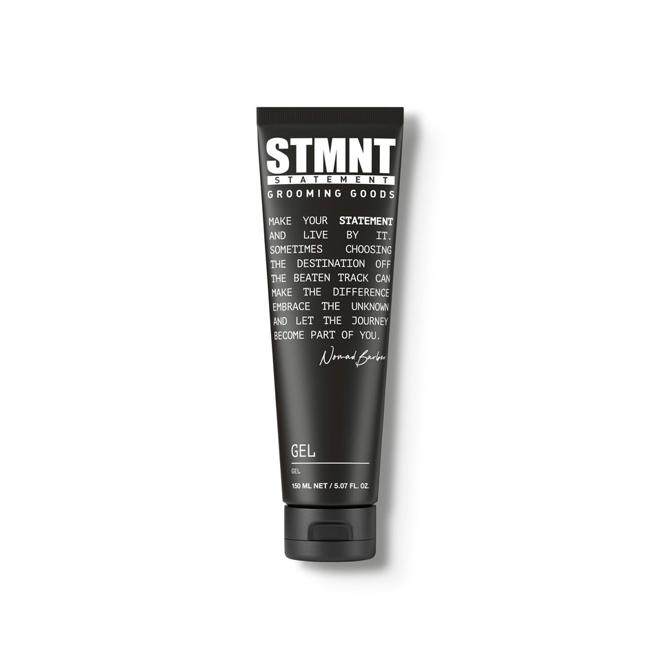 STMNT front packaging showing label and 5.07 oz size for clear identification