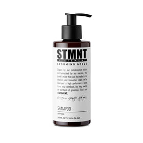 STMNT front packaging showing bottle and brand, highlights clean design and clarity