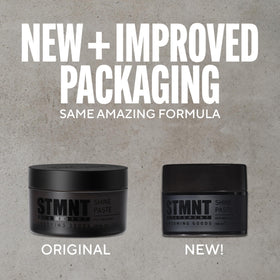 STMNT paste on fingertips ready to apply demonstrating strong control and easy styling