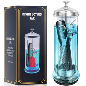 STNFAREBI front view glass jar showing clear capacity and polished finish for visibility