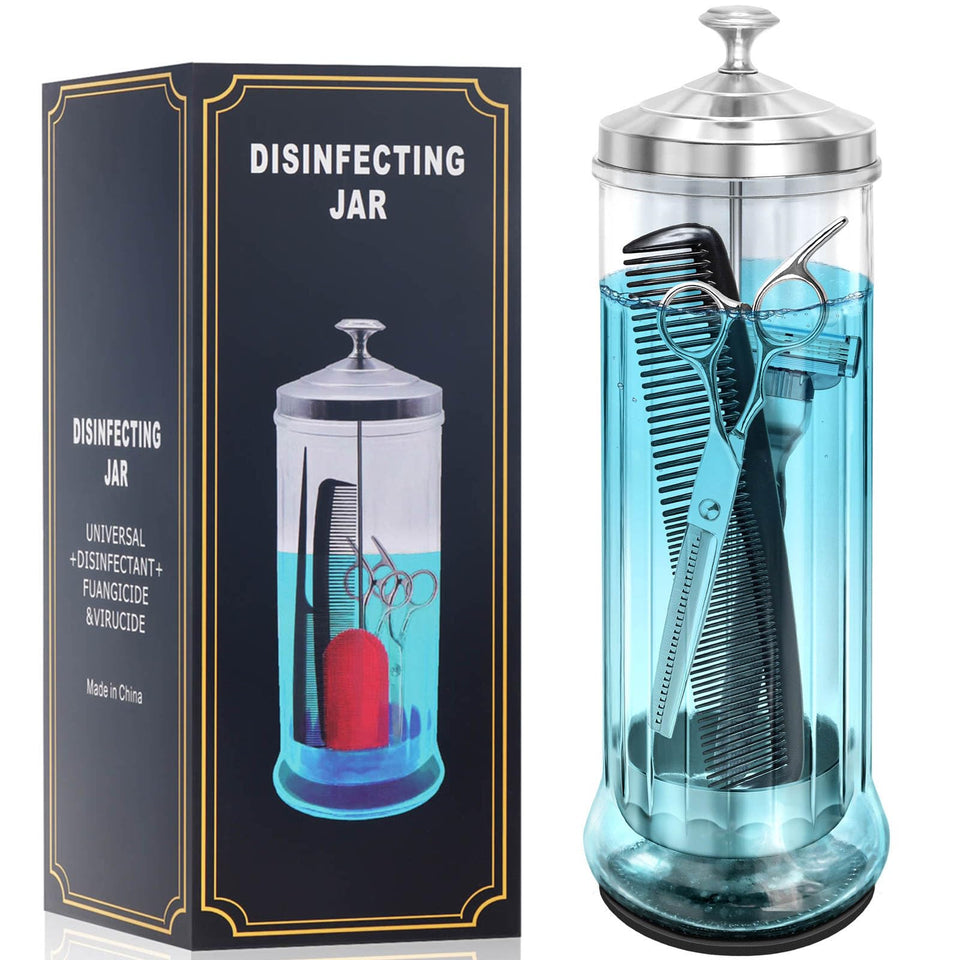 STNFAREBI front view glass jar showing clear capacity and polished finish for visibility