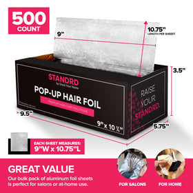 Stock Your Home embossed foil close-up showing texture and slip-resistant benefit