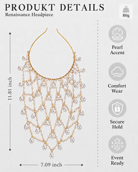 STONEFANS close-up of pearls and gold-tone chain highlighting fine craftsmanship