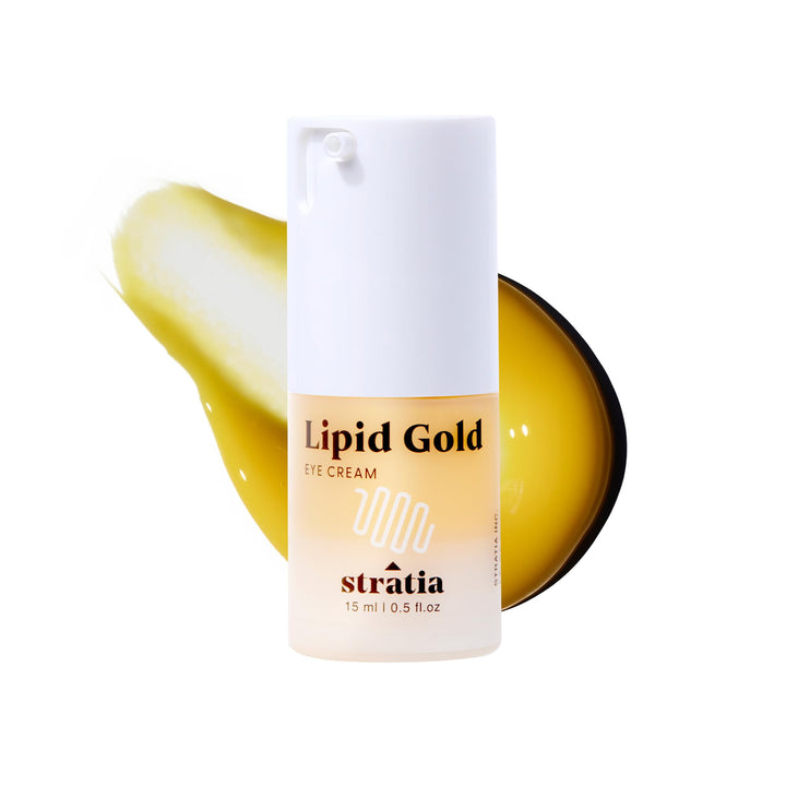 Stratia Lipid Gold front packaging showing product and benefits