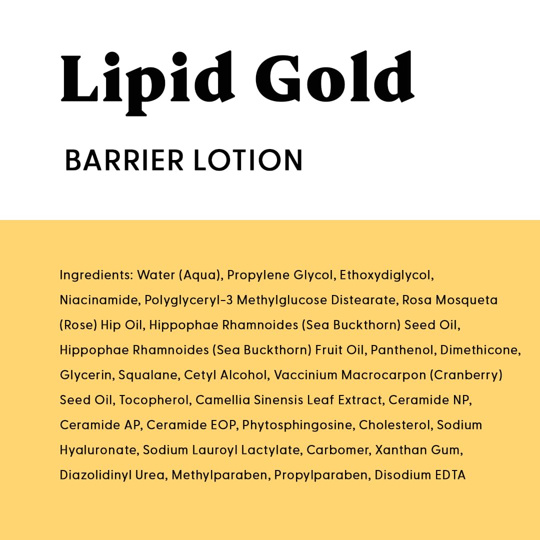 Stratia Lipid Gold paired with Stratia Interface showing layering for extreme dryness