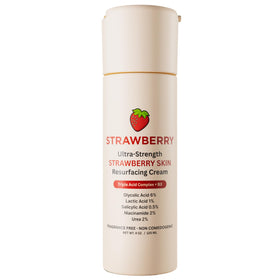STRAWBERRY front packaging showing bottle and product name for clear identification and trust