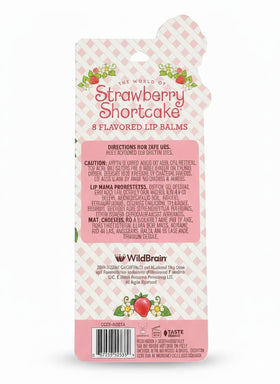 Strawberry Shortcake tube close-up showing label detail and easy application