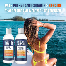 STREAM 2 SEA conditioner cream detail showing detangling benefit