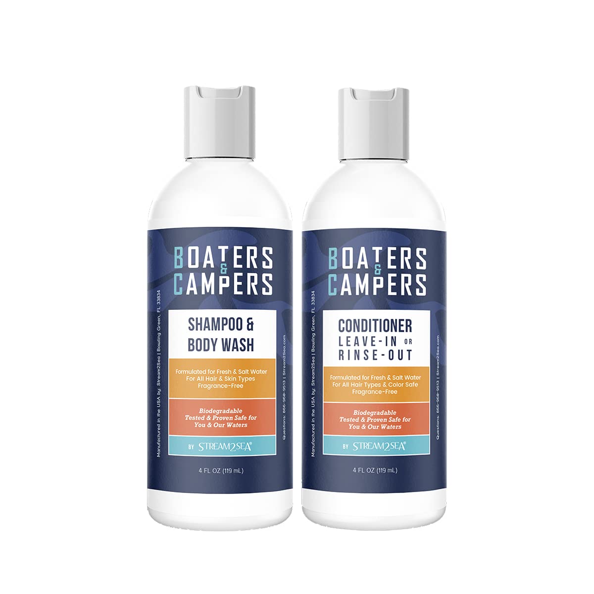 STREAM 2 SEA front packaging showing travel-ready reef-safe set