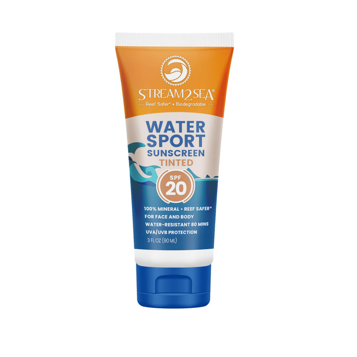 STREAM 2 SEA front packaging showing SPF and tint benefits