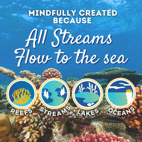 STREAM 2 SEA label with ingredients and reef-safe badge for eco confidence