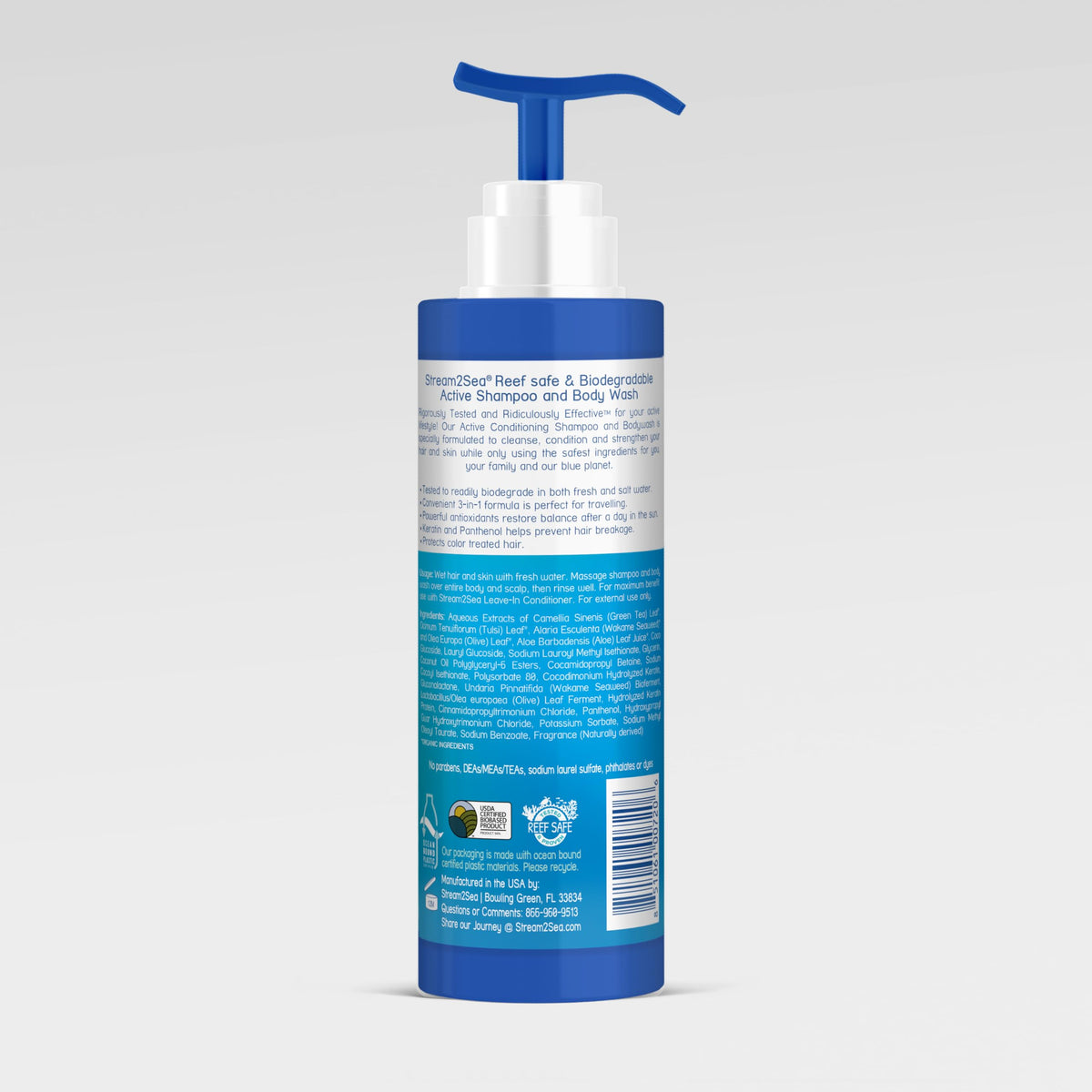STREAM 2 SEA creamy wash texture pouring, showing gentle lather benefit