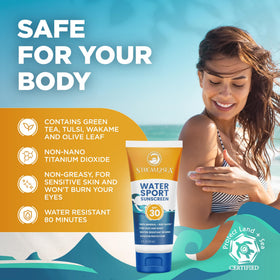 STREAM 2 SEA mineral sunscreen SPF 20 pump offering broad-spectrum protection