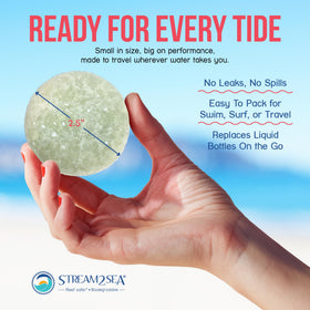 STREAM 2 SEA wakame seaweed and rice water ingredients illustrating strengthening benefit