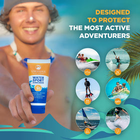 STREAM 2 SEA cream texture on hand showing quick-absorbing, non-greasy finish
