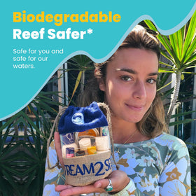 STREAM 2 SEA travel kit in use at beach demonstrating convenient everyday protection